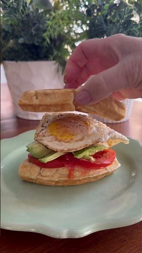 Sweet and savory waffles in one meal. Crispy, simple, and so good.