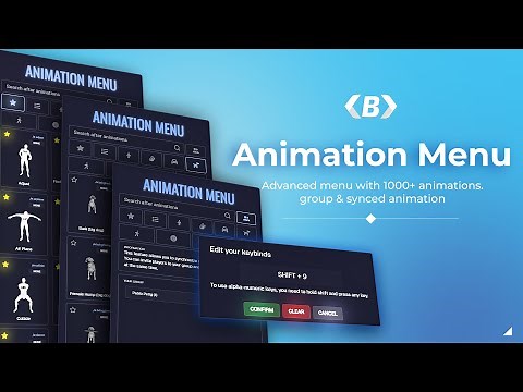 Bablo Animation Menu 2.0 | Most Advanced Fivem Animation Menu | +1000 Animations