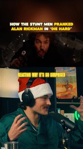 Stunt men pranked Alan Rickman