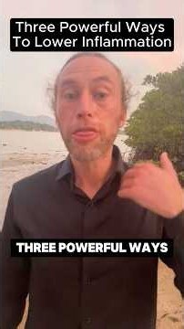 Three powerful ways to lower inflammation. #Inflammation #Brain #Alzheimers #RobertLove￼