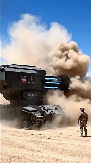 Modern Artillery Power – Live Shot in Slow Motion. #shorts #military #ai
