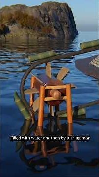 How Villagers Lifted River Water To High Fields #story #history #traditinal #shots