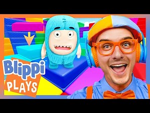 Blippi Plays 'Obby Bods' - PART 1! | Blippi Plays Roblox! | Educational Gaming Videos