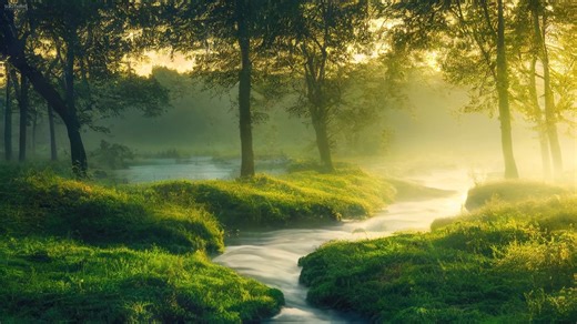 Daydreaming：放松的钢琴和长笛音乐，伴有潺潺的水声，适合水疗和睡眠