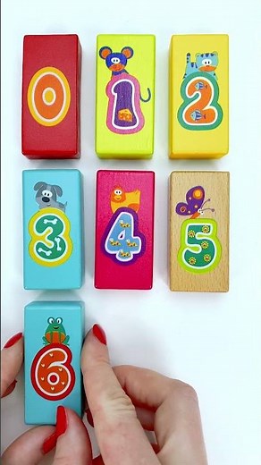 🧩 Numbers 1 to 9 with Colored Cubes | Learn by Counting