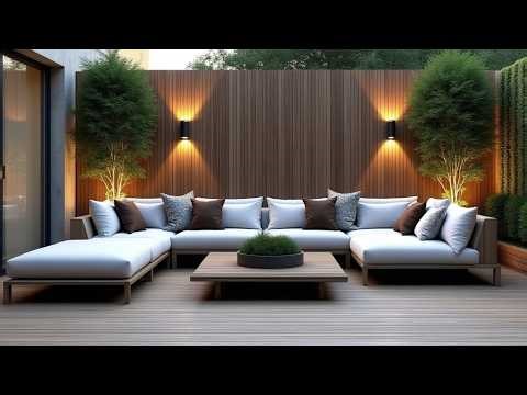 Sleek & Chic: Tour of a Luxurious Modern Patio