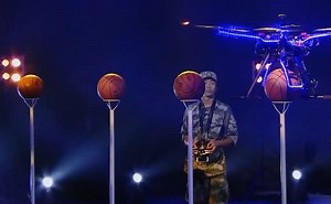 191K views · 1.9K reactions | #挑戰不可能 百步穿楊！大學新兵挑戰無人機高空投籃...