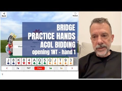 Bridge Practice Hands - Acol - Opening 1NT - Hand 1