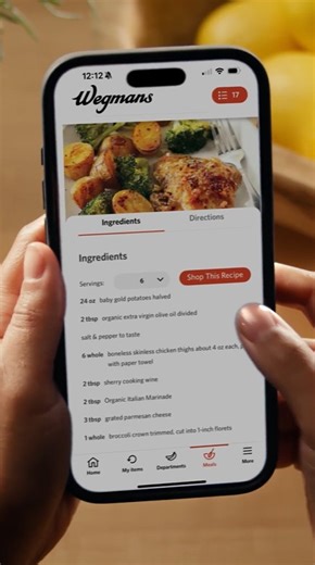 Organize your shopping list by aisle and find everything faster on the new Wegmans app. | Wegmans