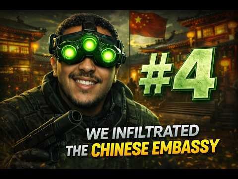 WE INFILTRATED TEH CHINESE EMBASSY! - Splinter cell Playthrough #4k