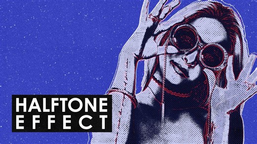 Photoshop Tutorial - How to Create a Stunning old-school HALFTONE VINTAGE EFFECT!!