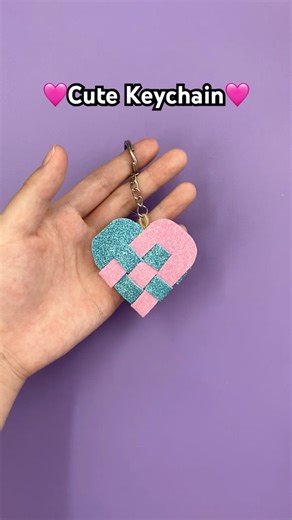 Cute Keychain #diy #papercraft #handmade #giftideas