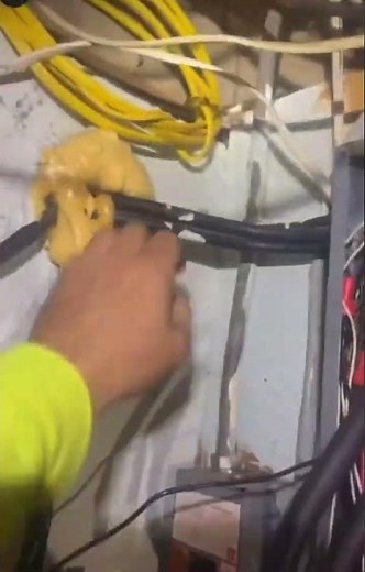 How NOT To Run Electrical Wire #electrical #shorts