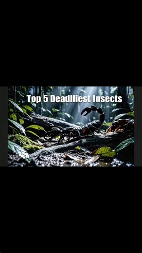 Top 5 Deadliest Insects in the World 🐜