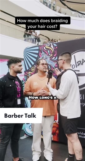 How much does braiding your hair cost? #braids #hairstyle #barbershop #interview