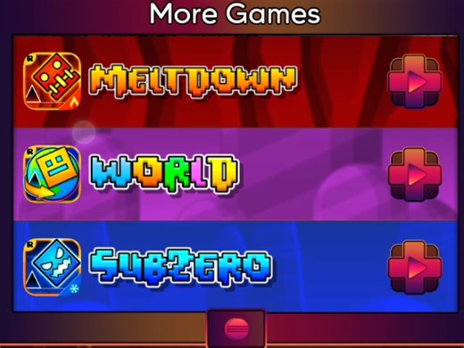 几何冲刺—官方外转三部曲（崩溃，世界，零度）