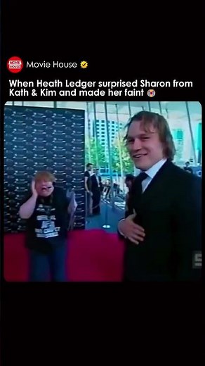 When Heath Ledger made her faint 😭