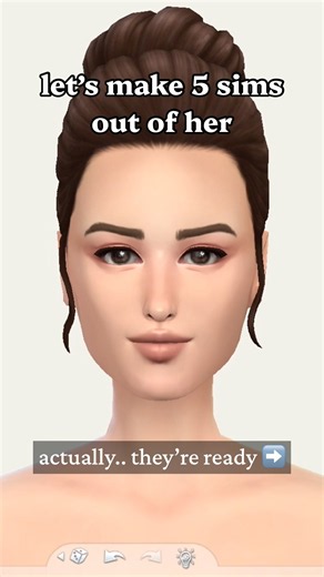 1 base = 5 sims 👧🏻✨ | the sims 4 CAS