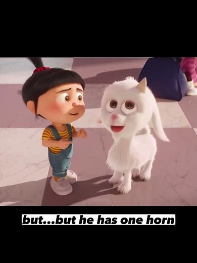 Despicable Me 3 - Agnes & "Goat" Unicorn #shorts #minions #despicableme #cute #funny