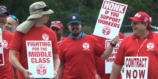 AT&T workers strike after union files unfair labor practice charge against company