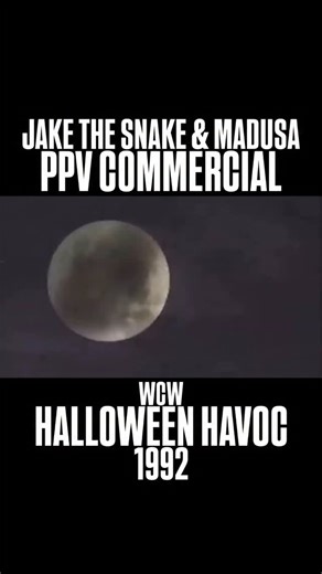 Jake Roberts & Madusa WCW Halloween Havoc 1992 commercial #WCW #HalloweenHavoc | WCNTRLHq