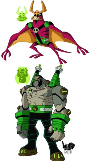 Ben 10 top 5 Jetray fusions aliens #shorts #ben10omniverse