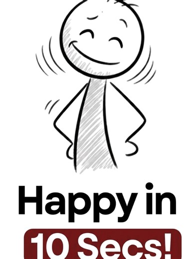 7 Happiness Hacks You Can Do In 10 Seconds (Backed by Physchology). #Happines #psychologyhacks #mentalreset #emotionalwellbeing #HappinessInSeconds