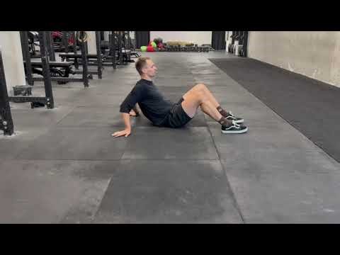 Seated Shoulder Extension Stretch Mix Grip
