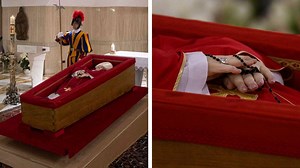 Papst Franziskus ist tot – die ersten Bilder vom offenen Sarg