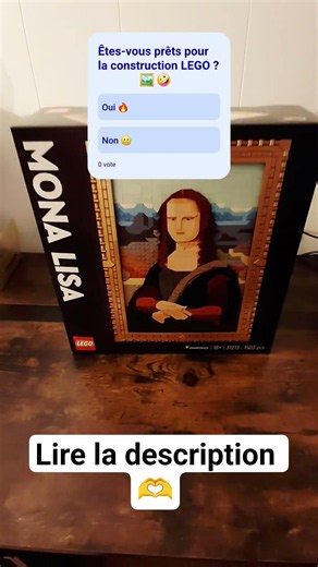 LEGO : The Mona Lisa 🖼