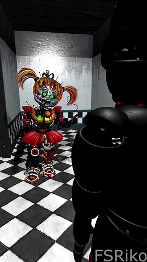 Lefty VS. Scrap Baby #fnaf #fnafmovie #fnaf6 #vrchat