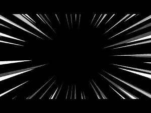 Royalty Free Anime / Manga speed / action lines, zoom in, half-speed black, loopable