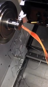CNC Machining - ON fire turning! #cnc #cncmachining #machining #cncmilling #cncturning #manufacturing #cncfactory #CNCManufacturing #cncmanufacturer #metalwork #metalworking #precision #PrecisionEngineering #machinist #machinery #cncmachine | 917cnc