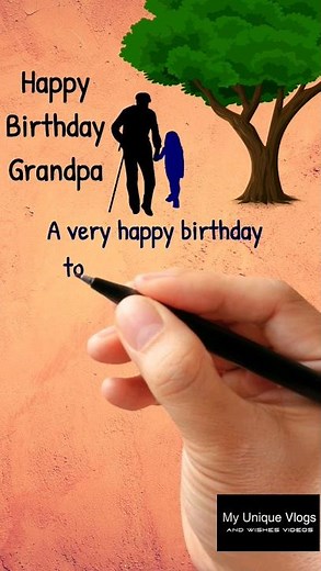 Most emotional birthday wishes for grandfather/grandpa #shorts