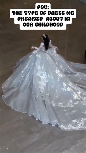 POV: The type of dress we dreamed about as kids 👑✨🩵