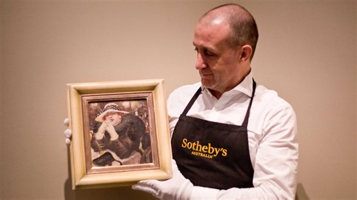 Tiny William Dobell portrait on cardboard listed for $80,000 sells for almost $1 million
