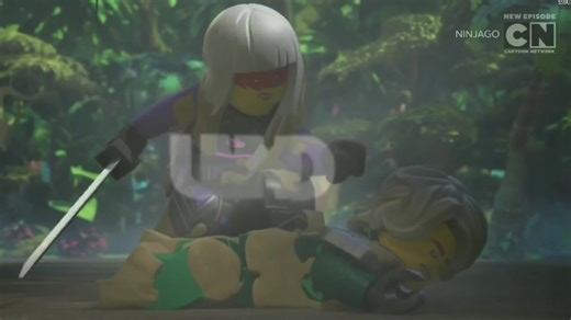 Lloyd and Harumi Kiss Scene | Ninjago Episode 48