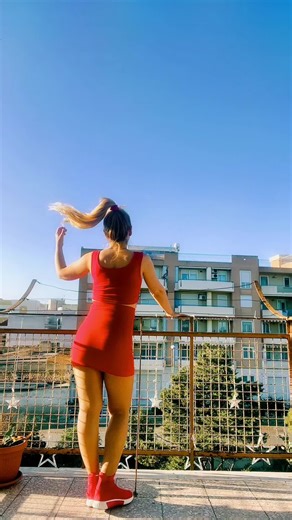 Balcony Dance Routine: Stretching and Posing