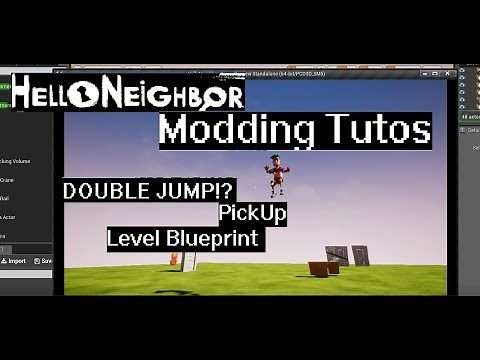 Double Jump Pick Up !!?? | 12 | Tutos | Hello Neighbor Modding