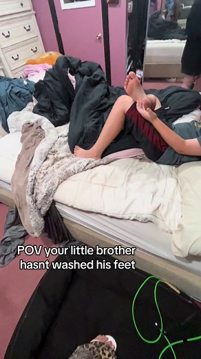 Funny Brother Feet Challenge: How Clean Are They?