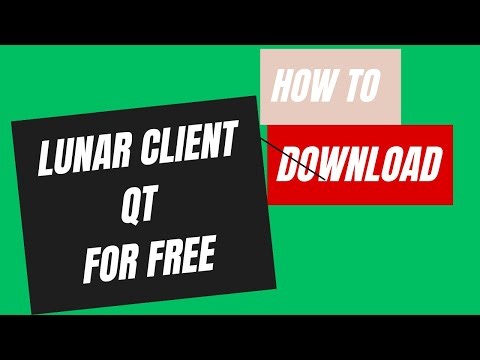How To Download Lunar Client QT and Minecraft for free java addition