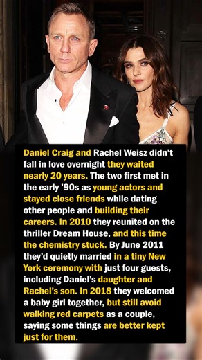Daniel Craig & Rachel Weisz: Friends Who Finally Fell in Love