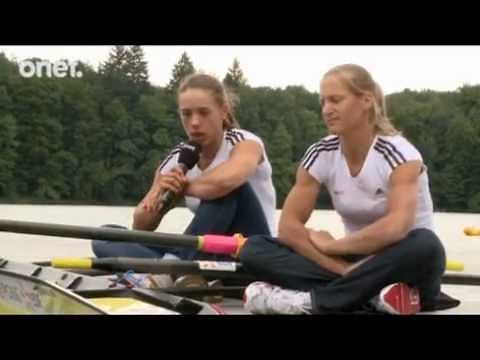 Female Olympic Rowers Flexing