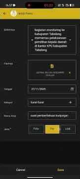Part 4 Input Data Arsip Menu Aktivitas Aplikasi Si Dewan