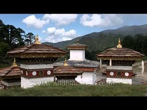 Beautiful Landscape in Dochula pass in Bhutan