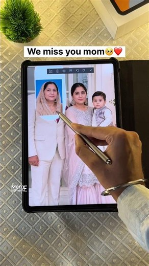 Emotional surprise gift for wife 🥺❤️| Digital Merge | Family Photo Merge #shorts #merge #digitalart