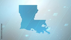4K UHD, 3840 x 2160 Pixels, Louisiana State Slider Background Works with all editing Programs Suitable for Patriotic Programs, Corporate Intros, Tourism, Presentations