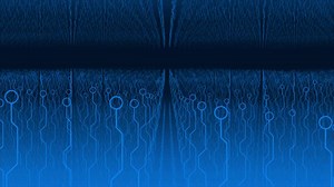 Download Royal blue color hi-tech particles big data hi-tech design seamless technological background for free