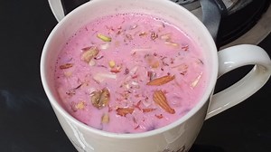 381K views · 10K reactions | Kashmiri Chai Recipe - کشمیری چائے - Pink Tea Recipe - Gulabi Chai by Ideas on Cooking | Ideas on Cooking | Facebook