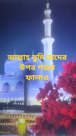 আল্লাহ তুমি তাদের উপর গজব ফালাও#shortvideo #foryou